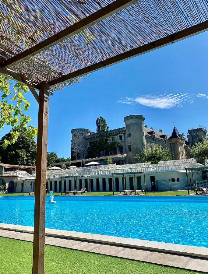 Chateau De Fontager Hotel Serves-sur-Rhone Bagian luar foto